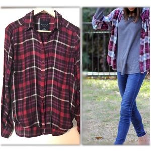 American • Eagle • Flannel • Plaid • Top